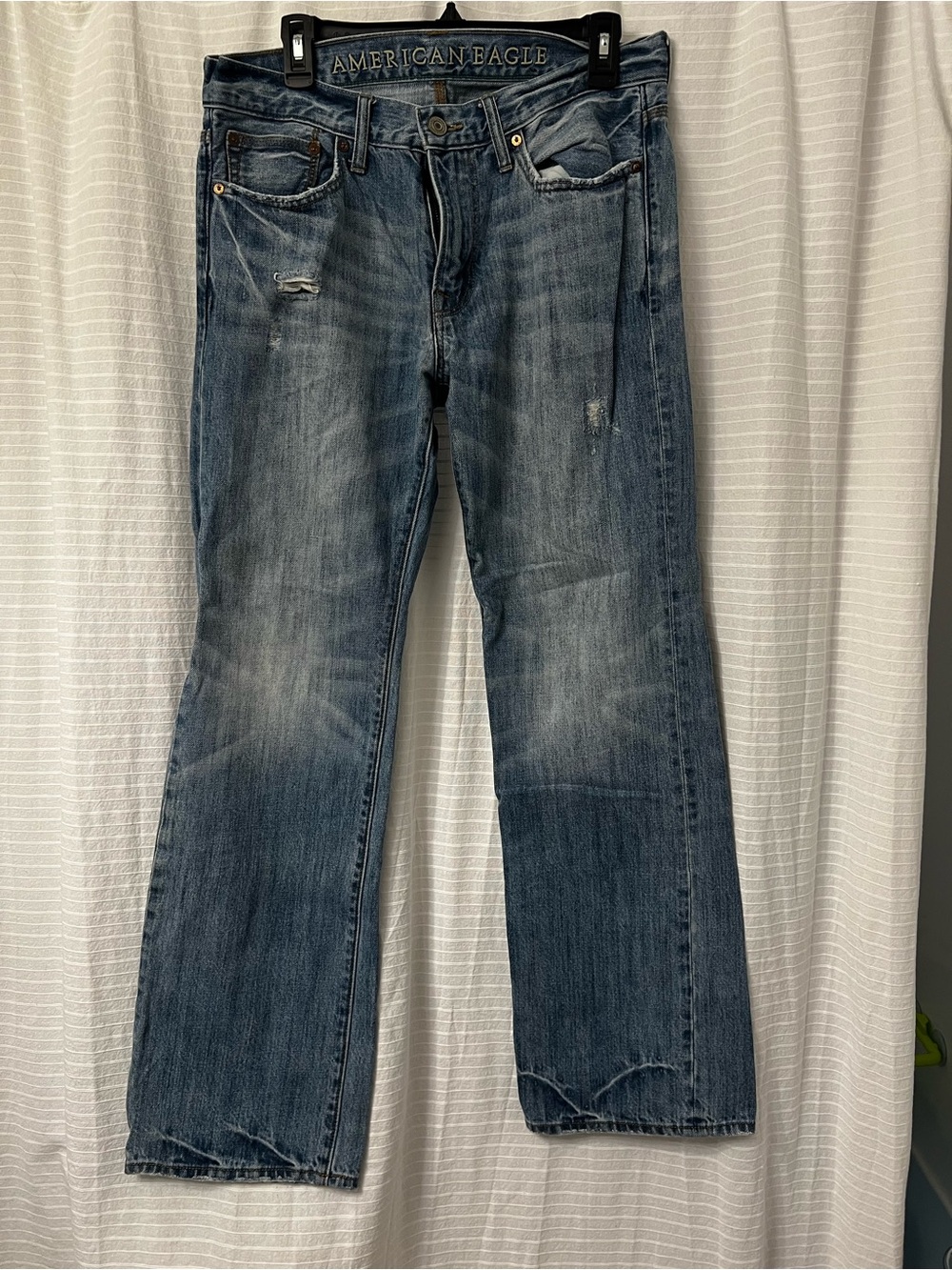 American Eagle Outfitters Men’s Medium Blue Straight-Leg Jeans
